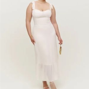 Reformation Nikita Dress Size 4 - Ivory